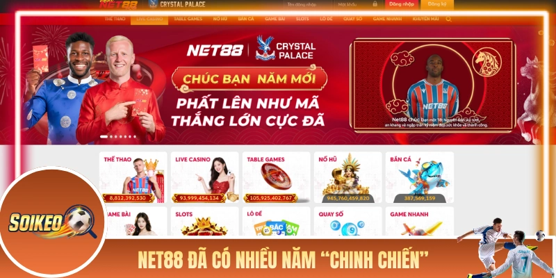 NET88 đã có nhiều năm “chinh chiến” trên thị trường
