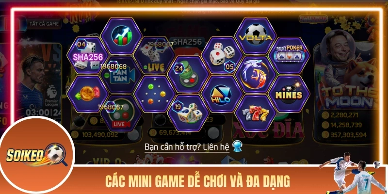 RIKVIP - Review Cổng Game Uy Tín Châu Á - Thái Bình Dương Các mini game dễ chơi và đa dạng tại cổng game